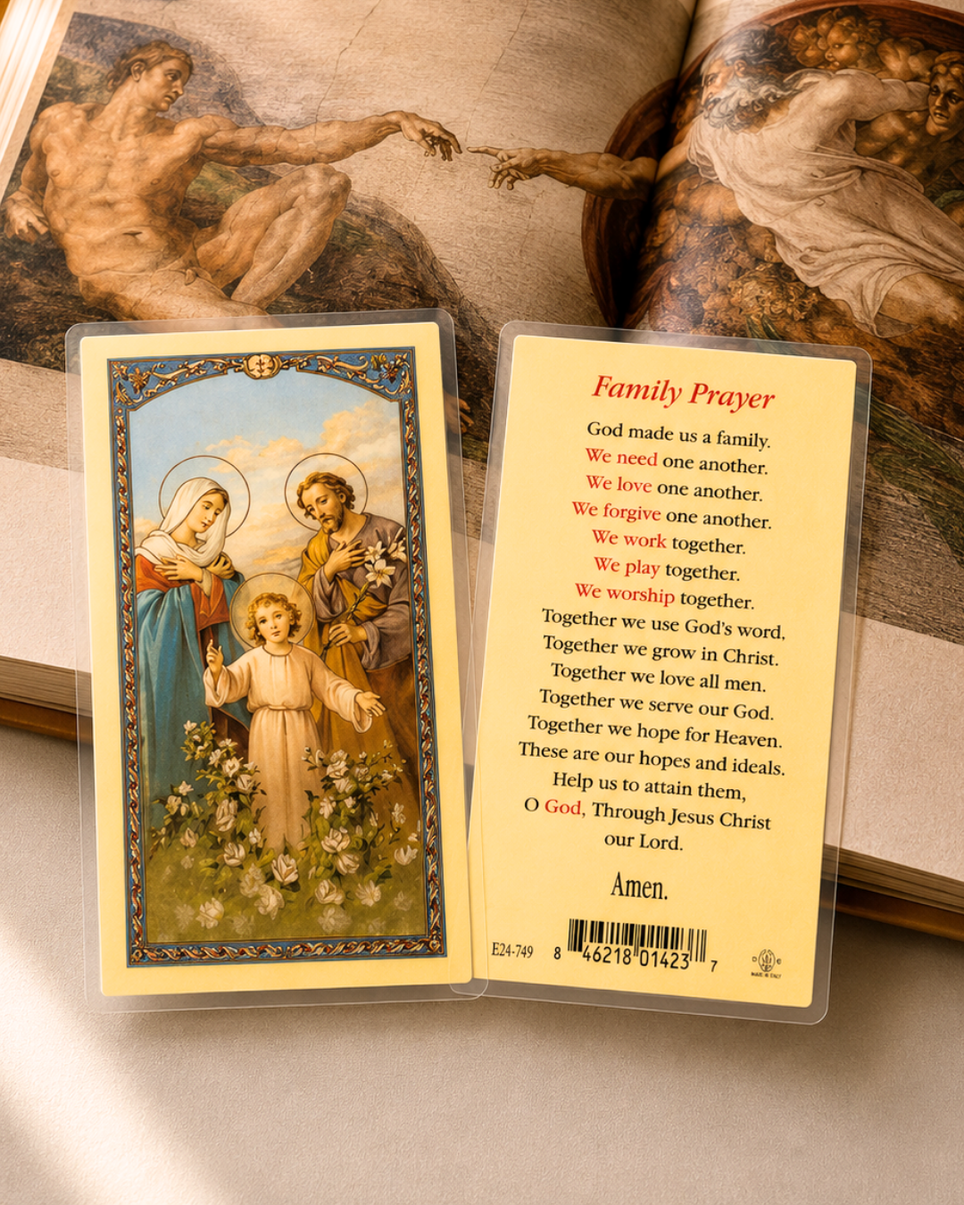 Family Prayer Card