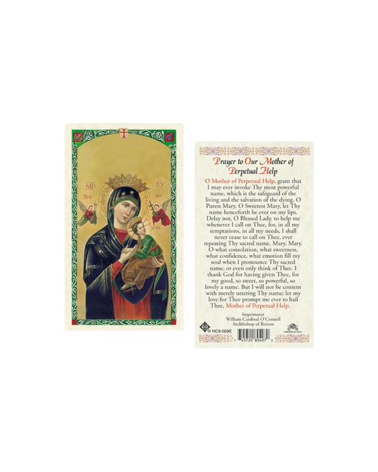 Our Mother of Perpetual Help Prayer Card