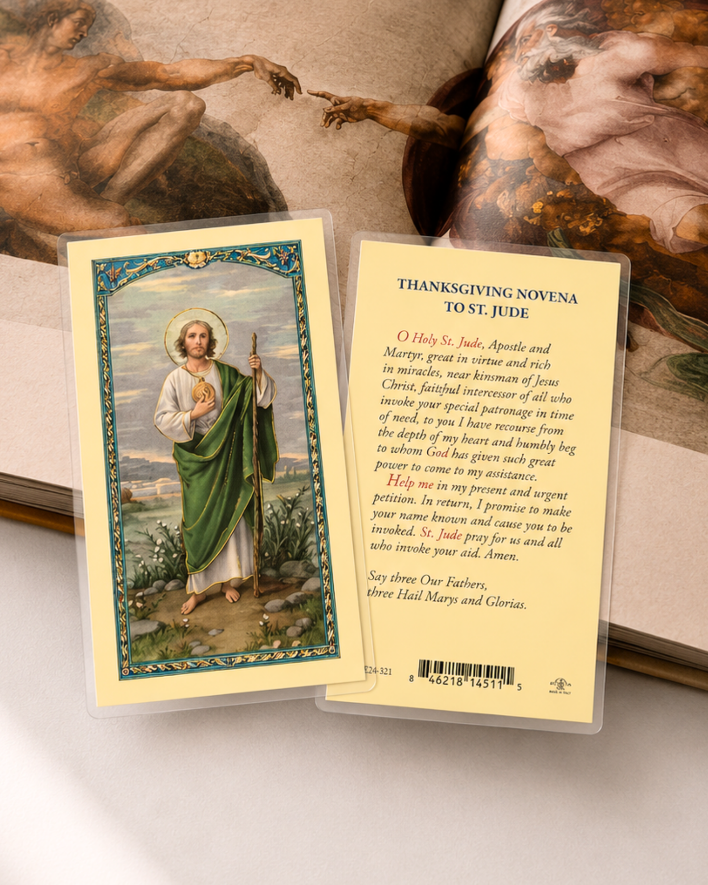 Tarjeta de oración de San Judas