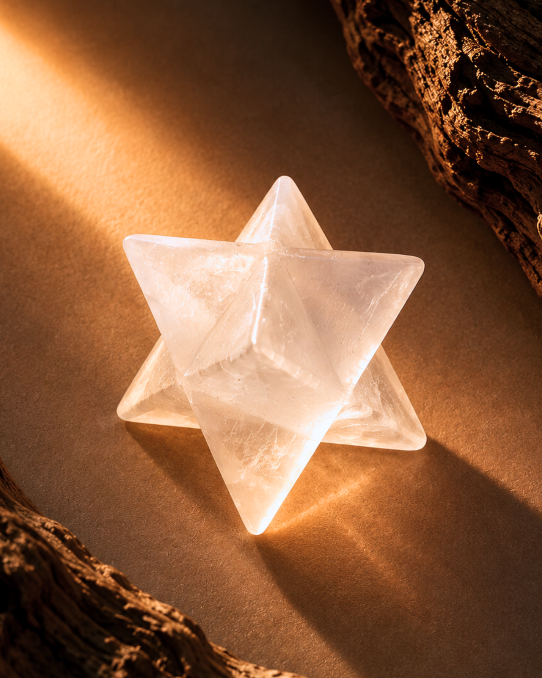 Selenite Merkaba