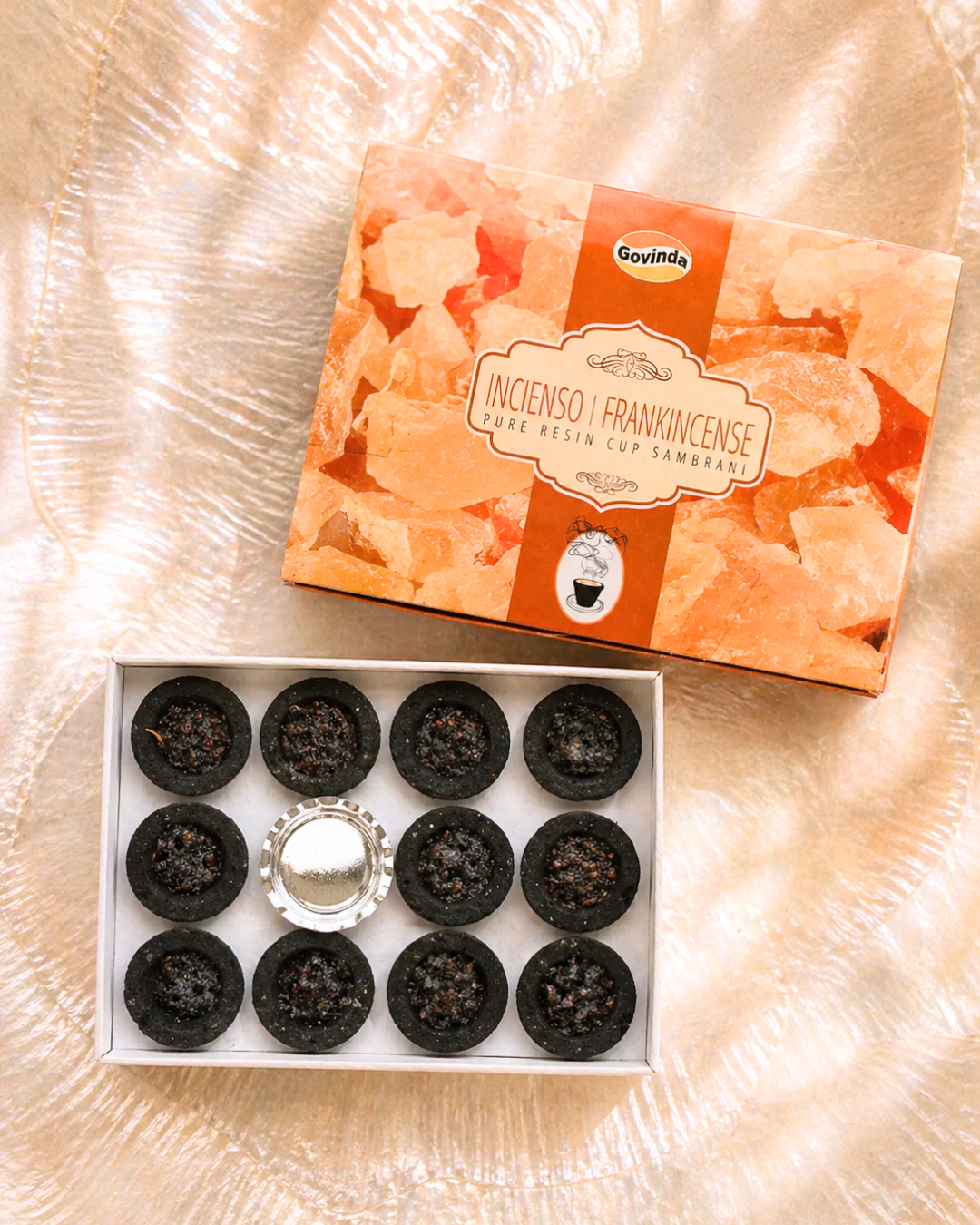 Frankincense (Incienso) Pure Resin Cup Sambrani