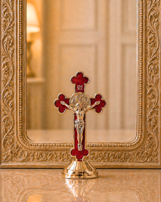 Stick-On Car Crucifix