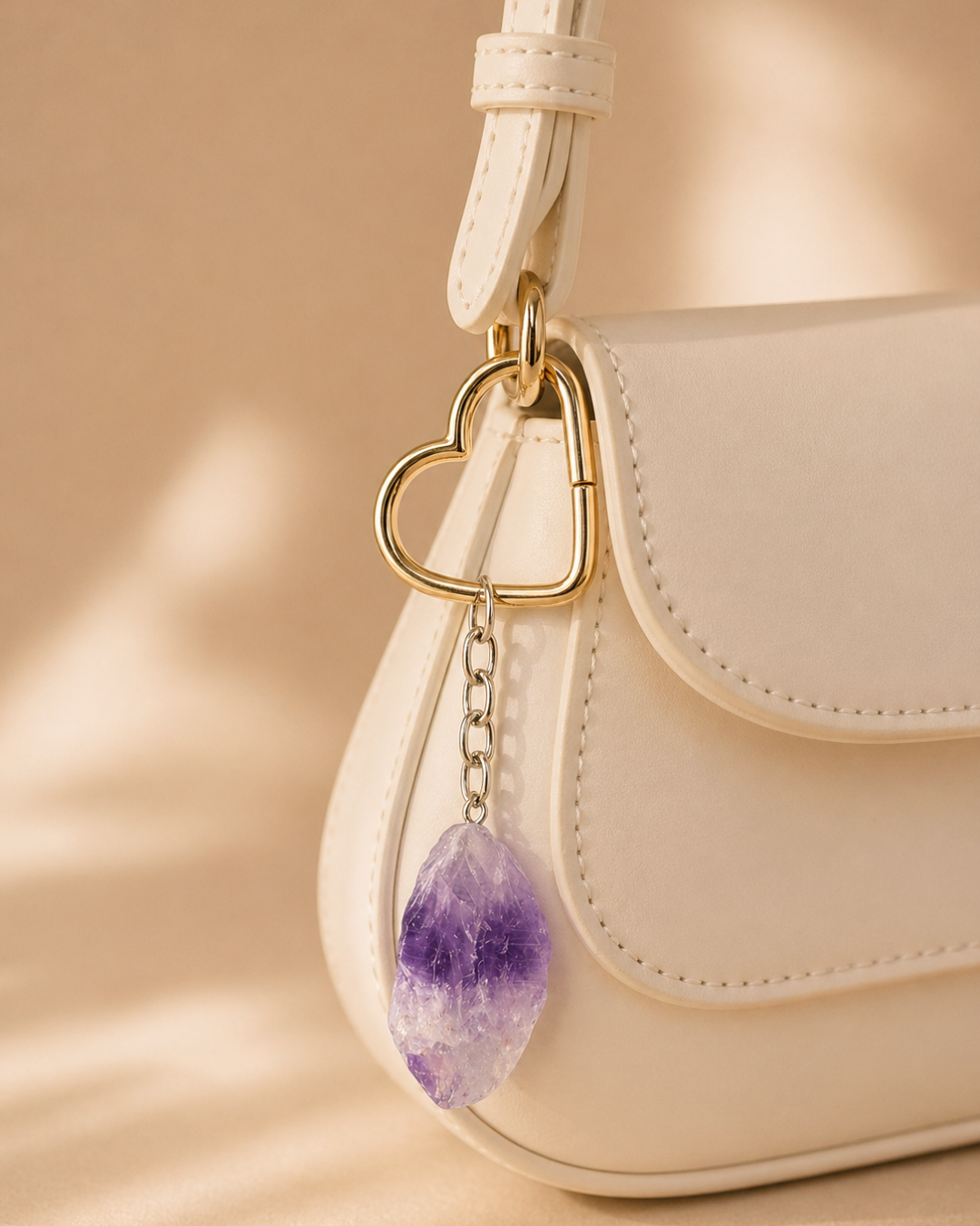 Amethyst Keychain