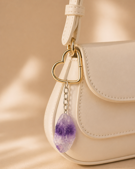Amethyst Keychain