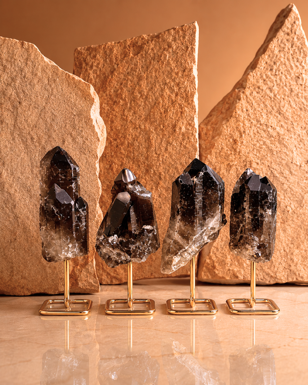 Smoky Quartz Stands