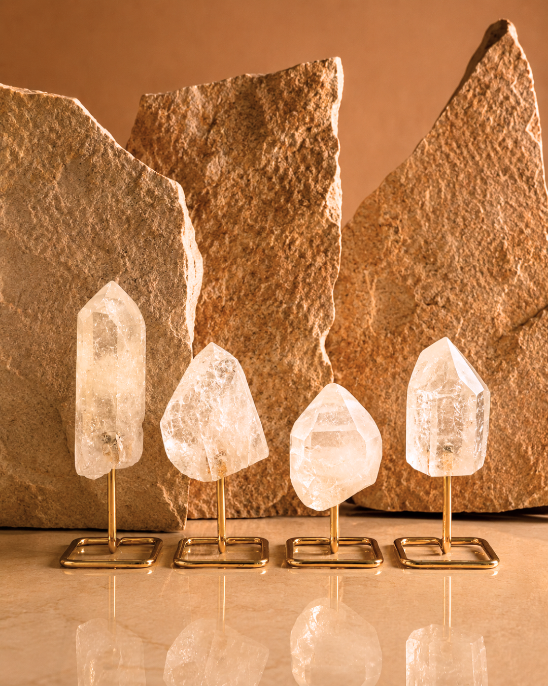Clear Quartz Stands