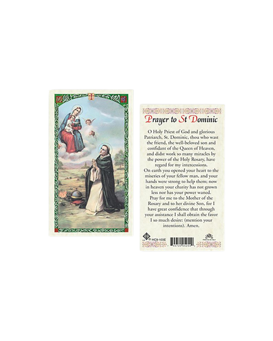 St. Dominic Prayer Card