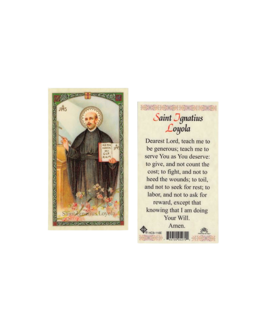 St. Ignatius Prayer Card