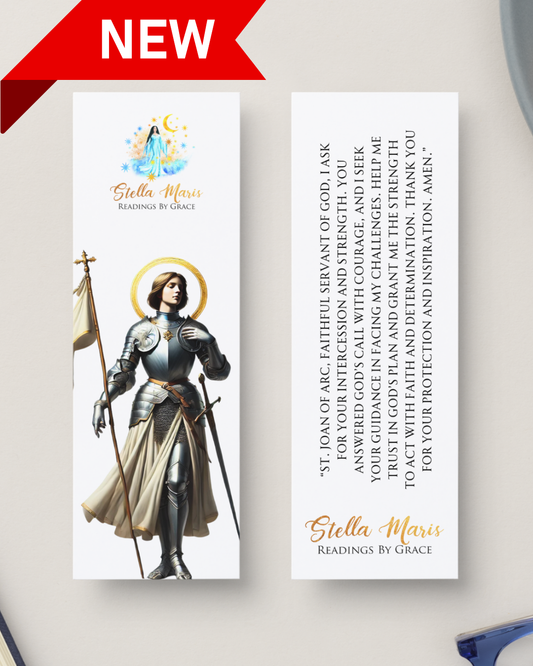 St. Joan of Arc Bookmark with Prayer