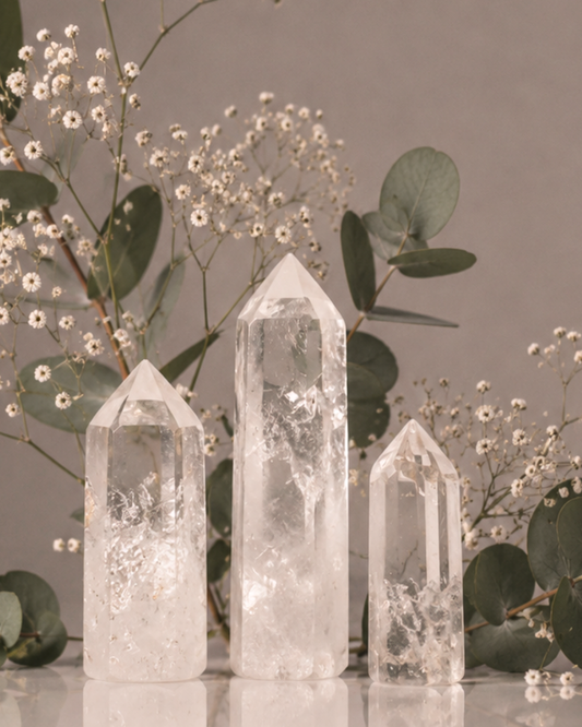 Clear Quartz Towers