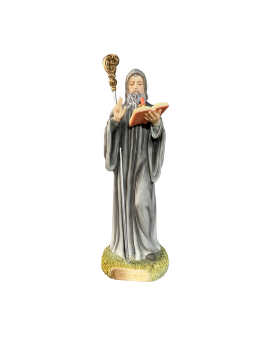 St. Benedict 10 inch Statue