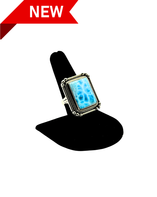 Larimar Ring - Size 8