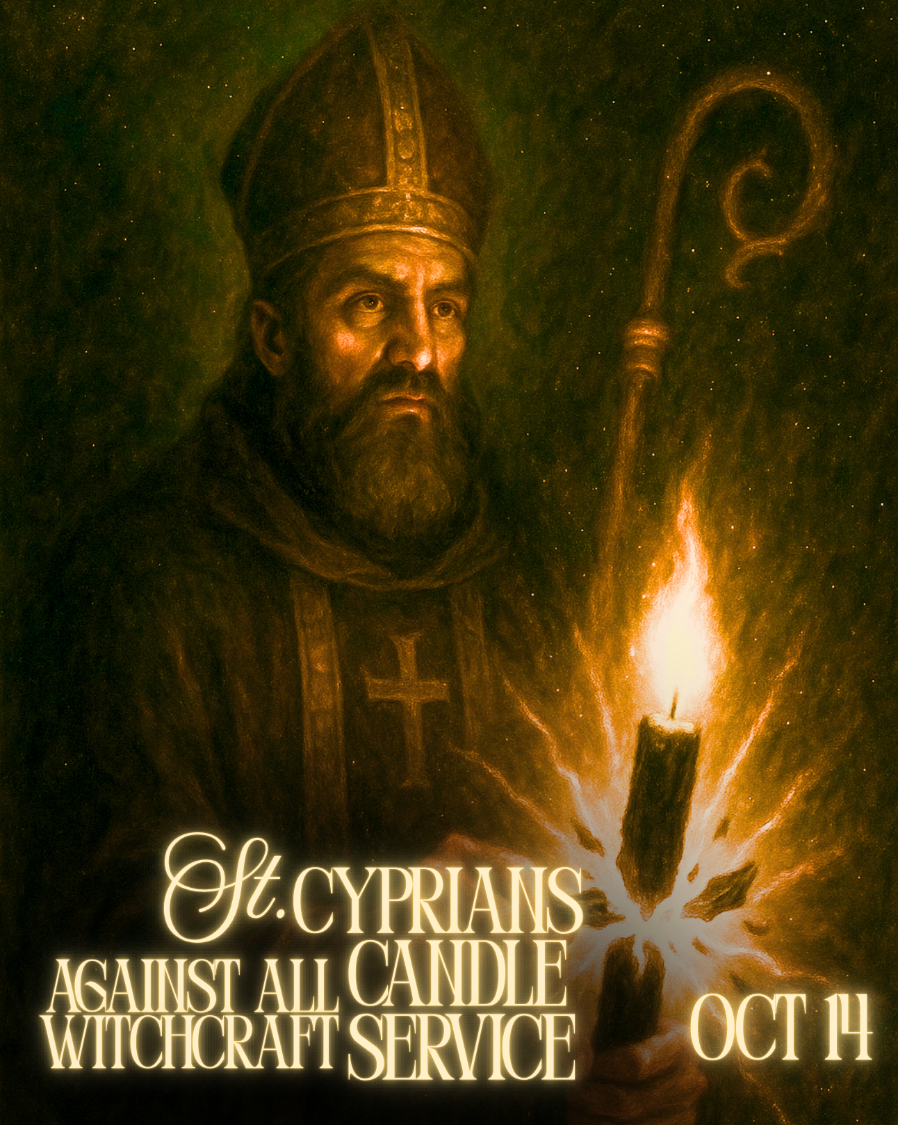 St. Cyprian Against All Witchcraft Candle Service - 10/14