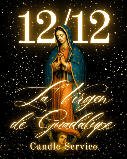 La Virgen de Guadalupe Candle Service on the 12/12 Portal
