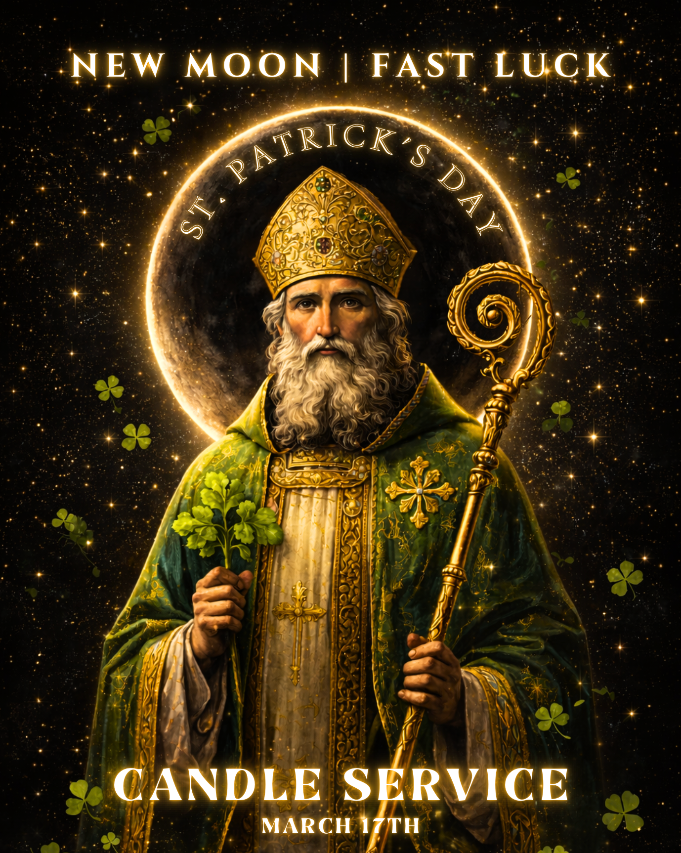 New Moon Fast Luck St. Patrick's Day Candle Service - March 17th