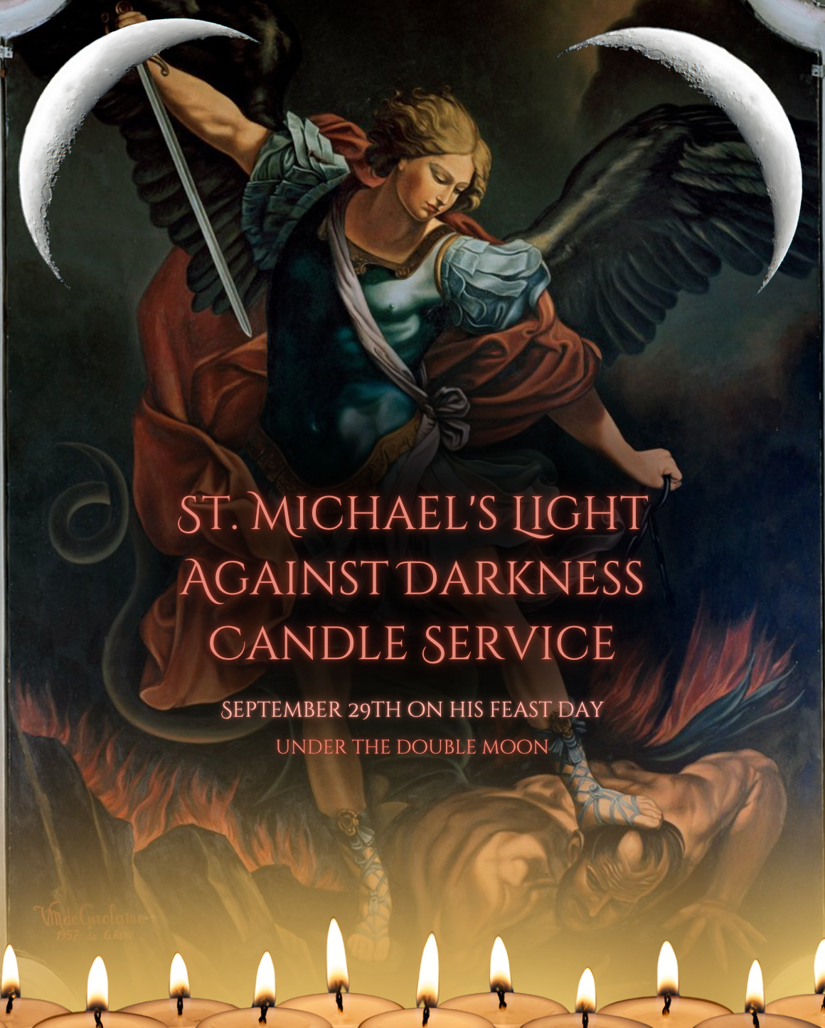 St. Michael's Light Against Darkness Candle Service