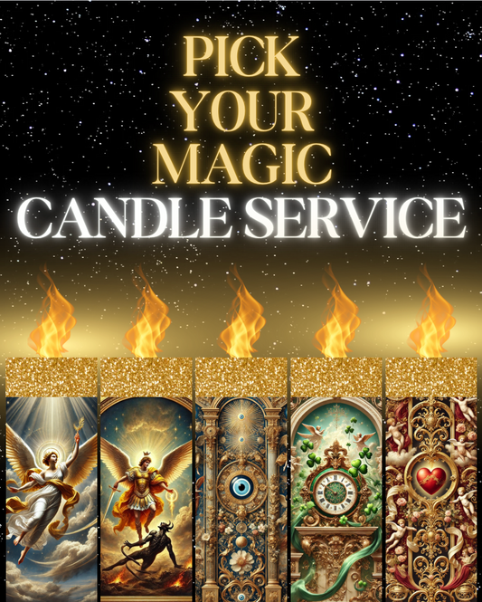 New Moon & Solar Eclipse Pick Your Magic Candle Service - 3/29