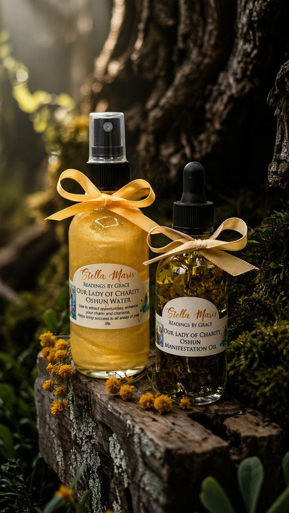 Our Lady of Charity + Oshun Water